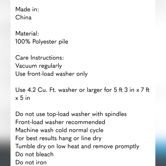 Wyatt & Ash Washable Indoor Area Rug, Alisha - Picture 11 of 11